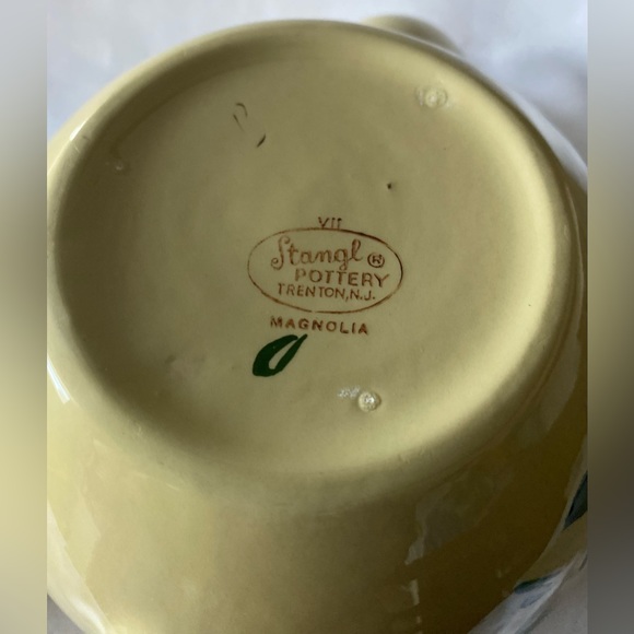Stangl Pottery 'Magnolia' Teapot Vintage 1950-70 Mid Century Modern - Picture 9 of 9
